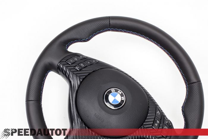 NEU! Lederlenkrad BMW E46 E39 E53 M Lenkrad mit Blende Multifunk. und Airbag  Lenkrad Lederbezug, Generalüberholt Autoteile - Online shop speedautot