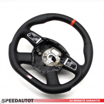 Audi Lenkrad Mit Nabe Performance Tausch S-LINE Abgeflacht Leder Lenkrad Multif. Lederlenkrad AUDI A3 8p A5 Q5 Dsg Generalüberholtes Lenkrad A4 A6