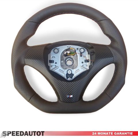 TAUSCH Abgeflacht Lederlenkrad BMW M-POWER E87 E81 E82 E84 E87 E88 E90 E91 E92 E