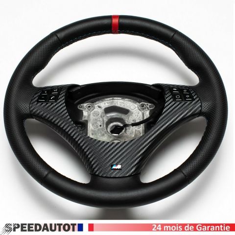 Volant en Cuir BMW M-POWER E81 E82 E84 E87 E88 E90 E91 Echange standard- 