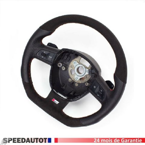 S-LINE Audi A3 A4 A5 A6 Q5  Volant Aplati  DSG Alcantara