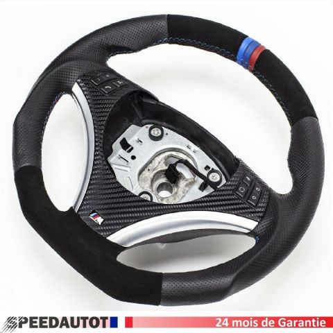    Volant Cuir BMW M-POWER E81 E82 E84 E87 E88 E90 E91 E92,24MOISDEGARANTIE