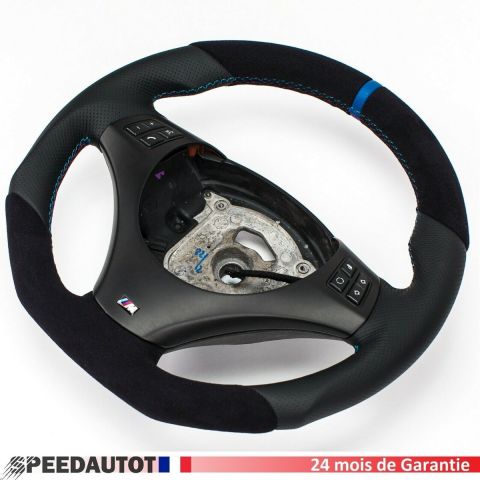  Volant Aplati Alcantara en Cuir BMW E90, E91,24MOISDEGARANTIE