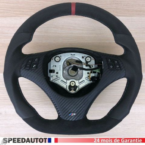  Volant Aplati en Cuir BMW M-POWER E92 E93 E82 E84 E87 E88 E90 E91