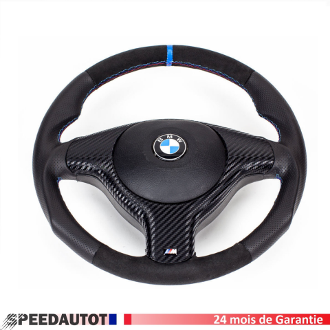 TUNING Cuir Volant BMW avec Alcantara E46,E39,Z3,X5 OUVERTURE  AIRBAG