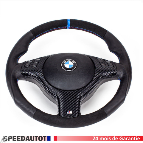 TUNING Cuir Volant BMW avec Alcantara E46,E39,Z3,X5 AIRBAG