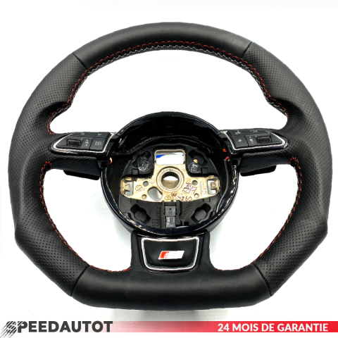 S LINE Volant Volant Cuir Noir AUDI A3, A4, A5, Q3, Q5 DSG