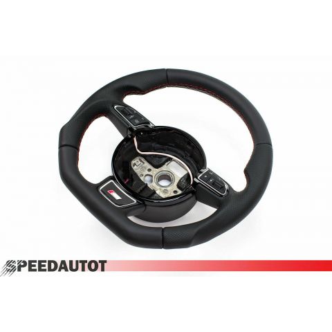 S LINE Aplati Volant en Cuir Audi A3, A4, A5 Volant  Multi 8u0