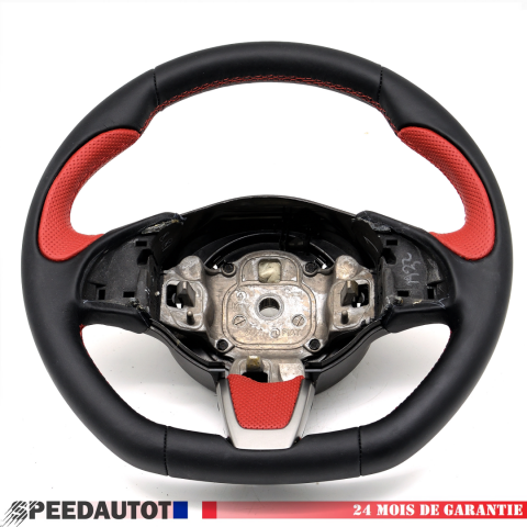 tuning aplati  Fiat 500 Abarth Sport volant rouge Echange standard 