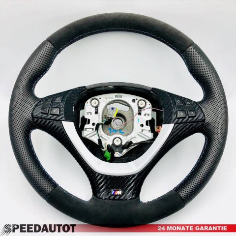 Tausch Tuning Alcantara Lenkrad BMW E70 X5 E71 Steering Wheel Mit Blende Multif.