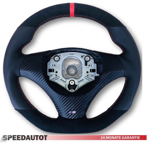 TAUSCH Abgeflacht Lederlenkrad BMW M-POWER E82 E84 E87 E88 E90 E91 E92 E93 Multi