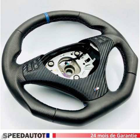 Echange aplati volant cuir BMW M-Power E90, E91