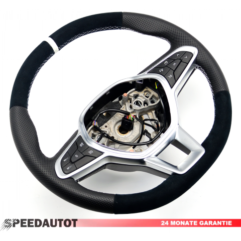 Volant alcantara en cuir Renault Clio V sans airbag 34276943B Echange standard