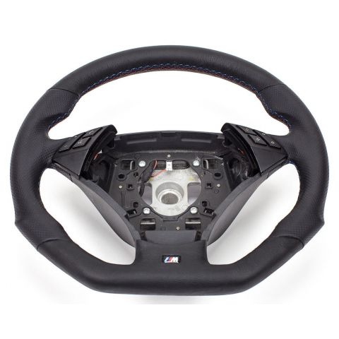 ABGEFLACHT Leder -Lederlenkrad BMW 5 Series E60, E61 Steering Wheel 6774456