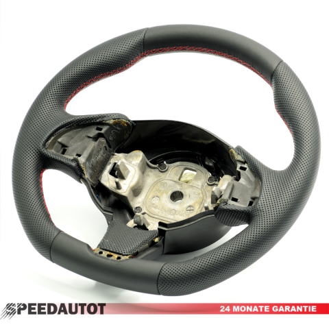 volant en cuir plat pour Fiat 500 Sport Echange standard