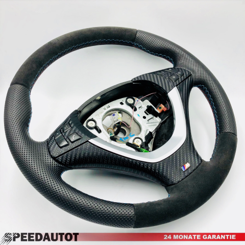 Tuning Alcantara Lenkrad BMW E70 E71 Steering Wheel Mit Blende Multifunktion