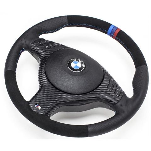 ALCANTARA Lederlenkrad BMW Z3 Steering Wheel mit Blende multf und Airbag  3STREI