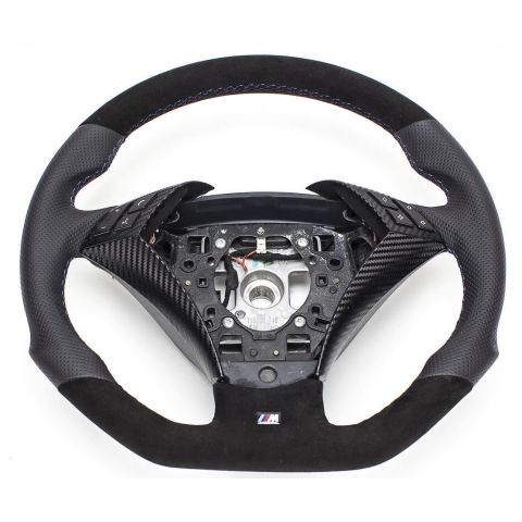 Abgeflacht Alcantara Lederlenkrad BMW E60, E61 Steering Wheel 32346763359