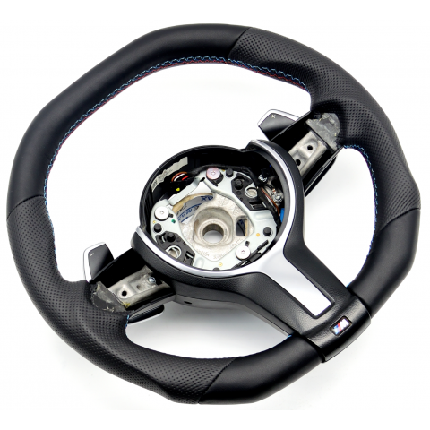 Volant cuir aplati pour BMW F31 F30 F33 X5 F15 X6 F16 X6 X5 Echange standard